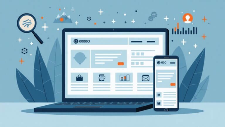 L'image représente un ordinateur portable et un téléphone mobile côte à côte, illustrant l'influence de l'UX sur le SEO et de l'importance d'avoir un site internet qui s'adapte parfaitement à tous les formats. Etre SEO friendly et mobile first est primordial pour votre site web. SPE Communication - Agence digitale à Aix-en-Provence